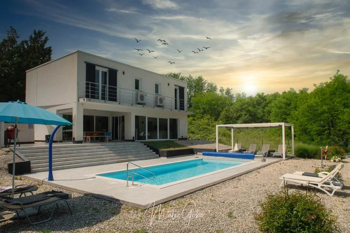 Ružići: het beste van twee werelden. Vakantiehuis in Kroatië.